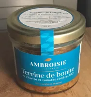 Terrine de bonite au chorizo et tomates confites Bio