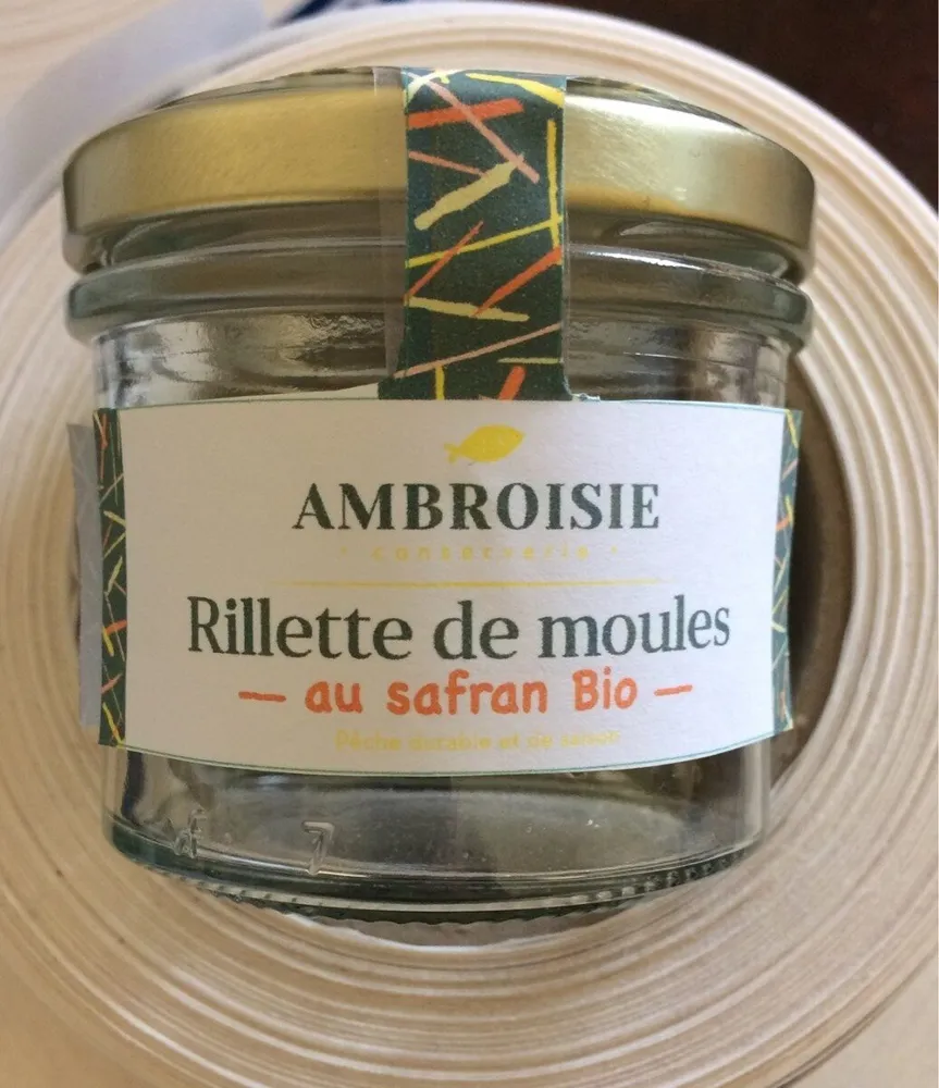 Rillettes Moules au safran Bio