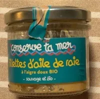 Rillettes d’aile de raie à laigre doux bio