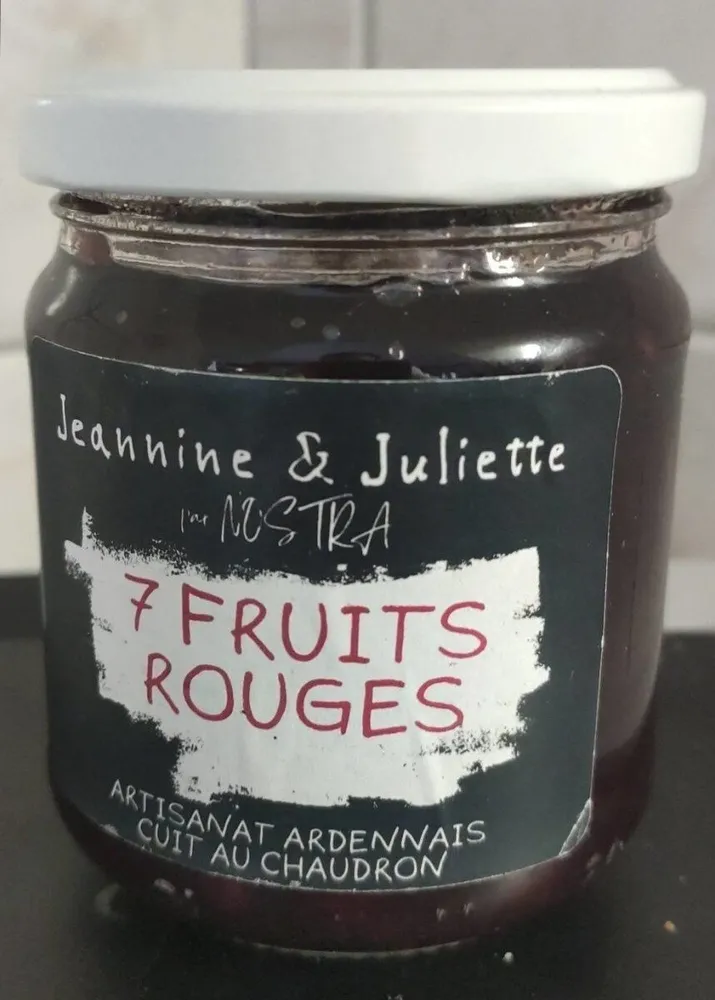 Confiture 7 fruits rouges