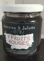 Confiture 7 fruits rouges