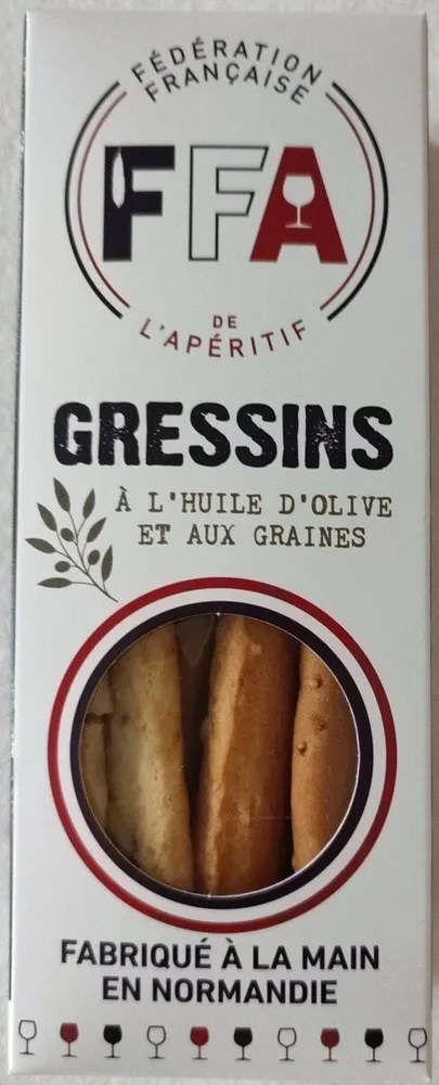Gressins à l'huile d'olive et aux graines