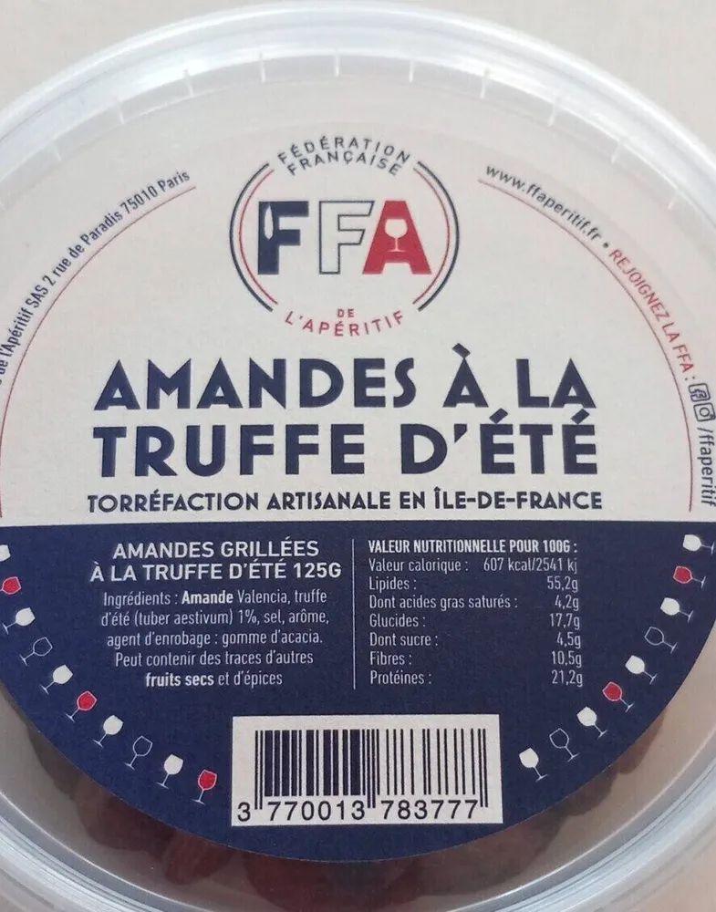 Amandes à la truffe d'été