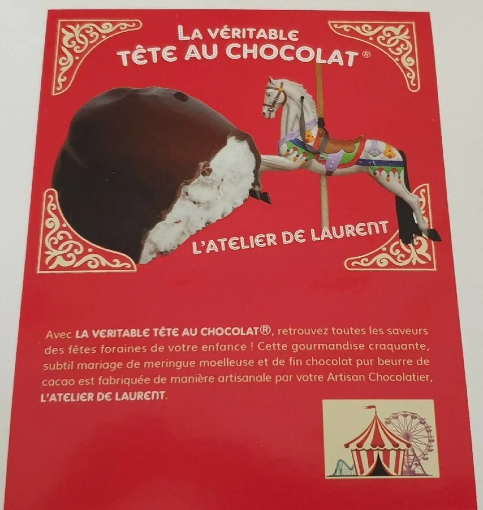 La véritable tête de chocolats
