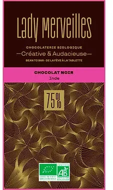 Chocolat noir 75% Inde
