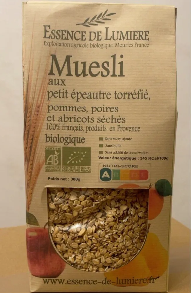 Muesli aux petits epeautre torréfié