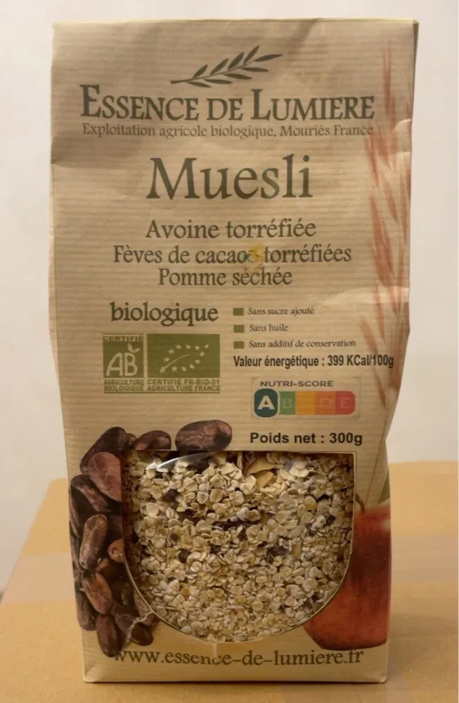Muesli avoine torréfiée