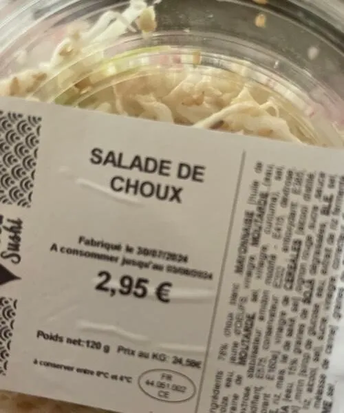Salade choux