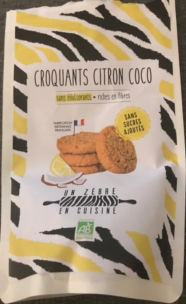 Croquants citron coco