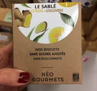 Le sablé citron-gingembre