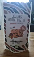 Croquants chocolat noisettes