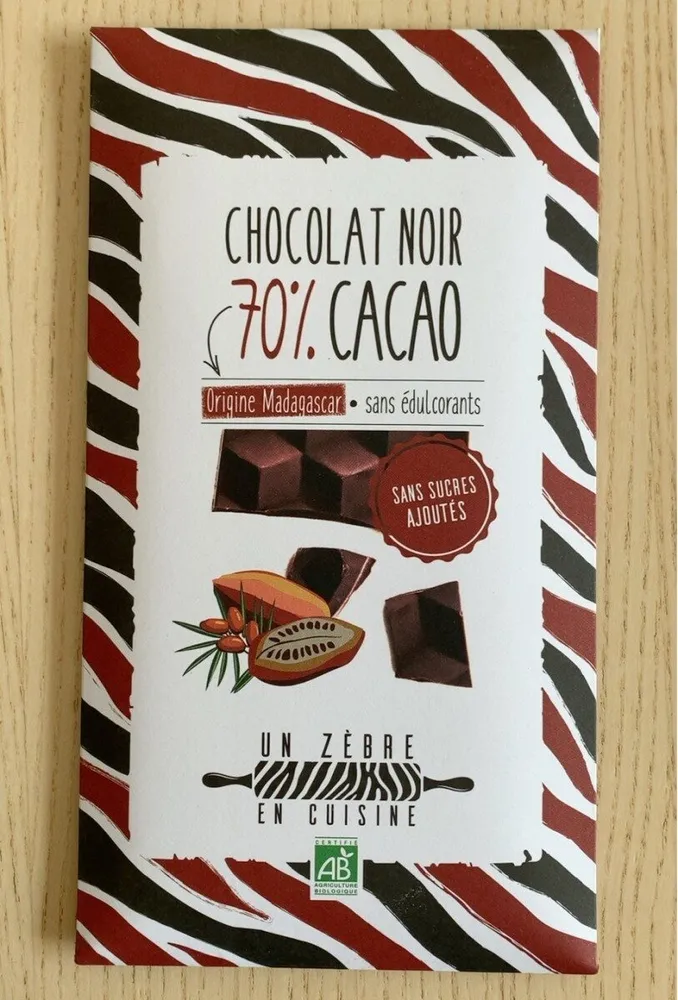 Chocolat noir 70% Cacao