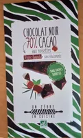 Chocolat noir 70% cacao aux noisettes