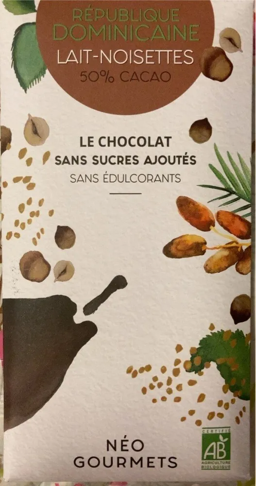 Republique dominicaine lait noisettes