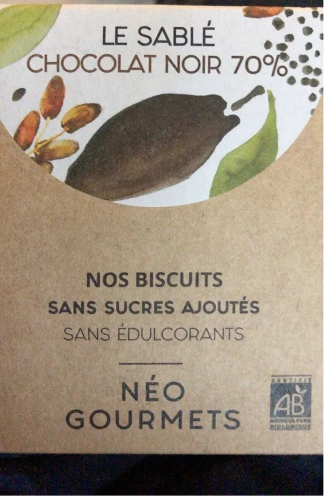 Le sable chocolat noir70%