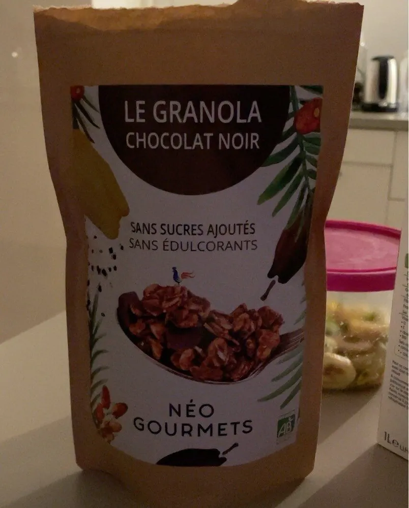 Le granola chocolat noir