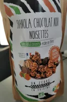 Granola chocolat noir noisettes
