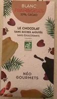 Chocolat sans sucres Ajoutés Blanc Framboise
