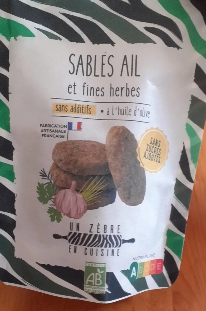 Sablés ail et fines herbes