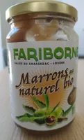 Marrons au naturel bio