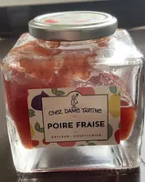 confiture poire fraise