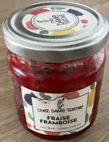 Confiture extra de fraises et de framboises