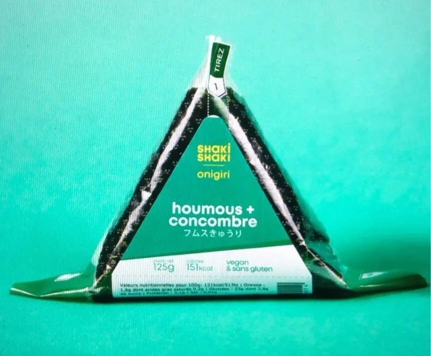 Onigri Houmous concombre