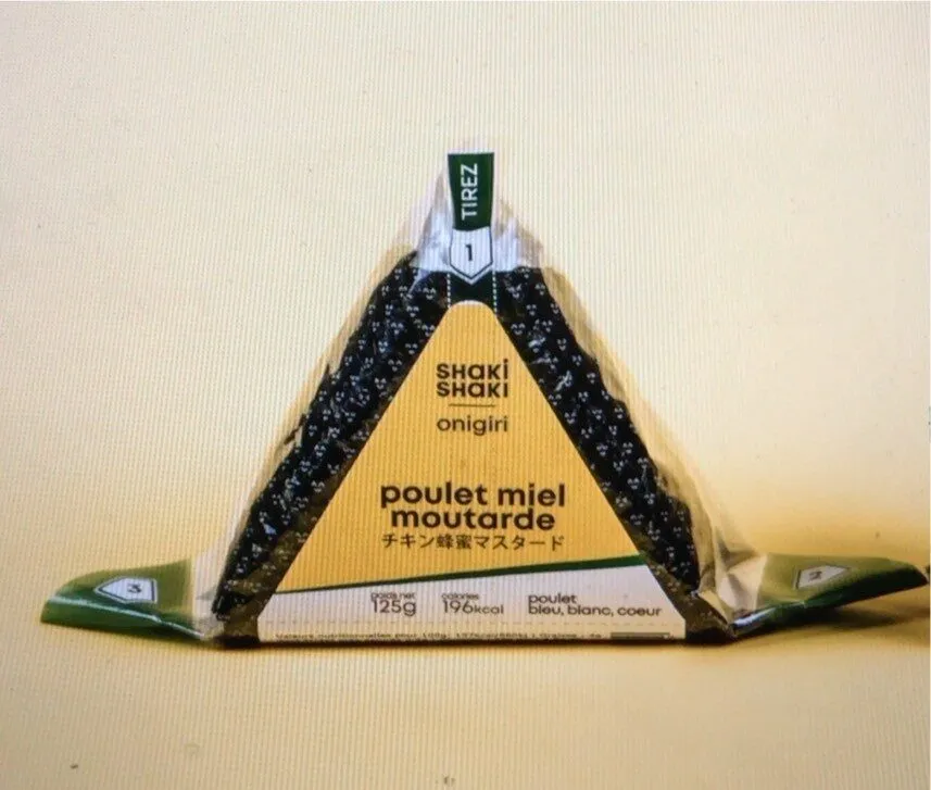 Onigiri Poulet Miel Moutarde