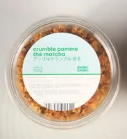 Crumble Pomme au Thé Matcha