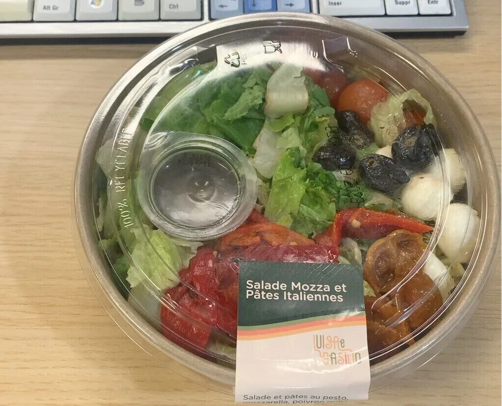 Salade mozza et pates italiennes