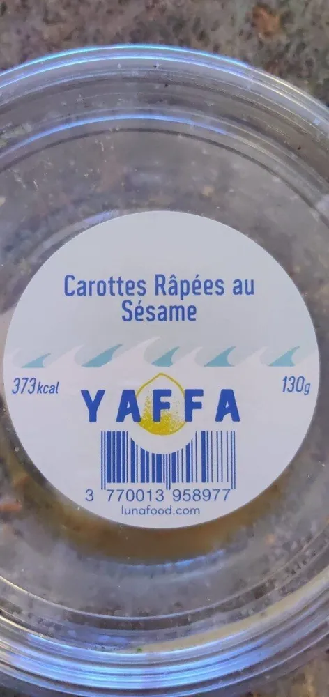 Carottes râpées au sésame