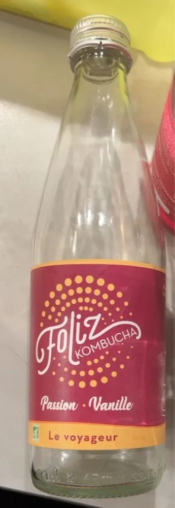 Kombucha passion vanille