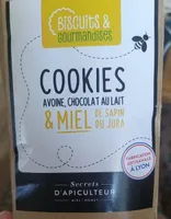 Coo'ies avoine chocolat au lait et miel