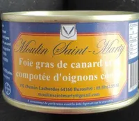 Foie gras de canard et sa compotée d'oignons confits