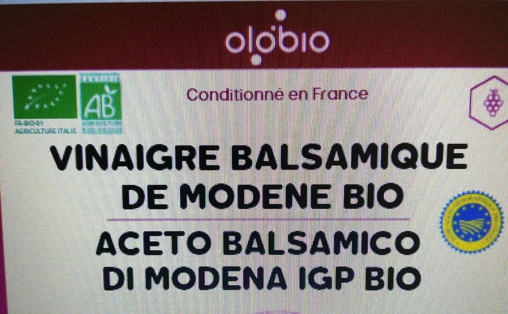 Vinaigre balsamique de Modene IGP