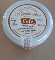 Dessert lacté Café