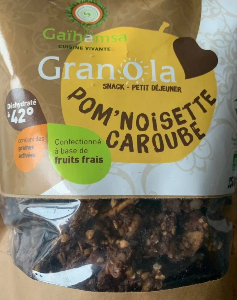 Granola Pom'noisette Caroube