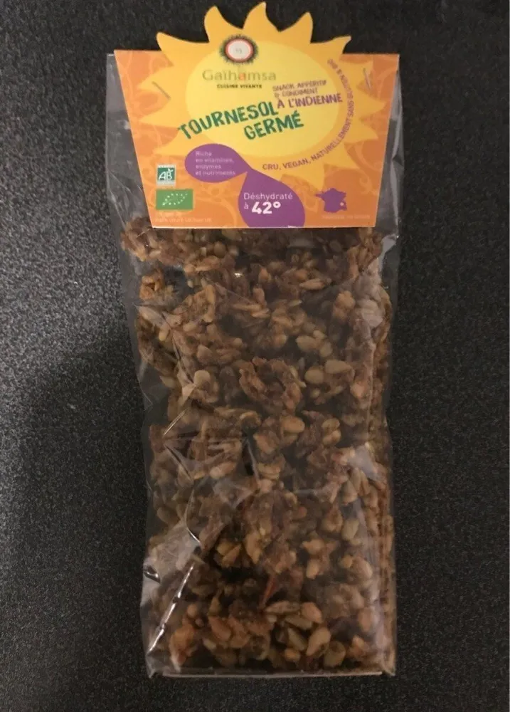 Tournesol germé à l'indienne