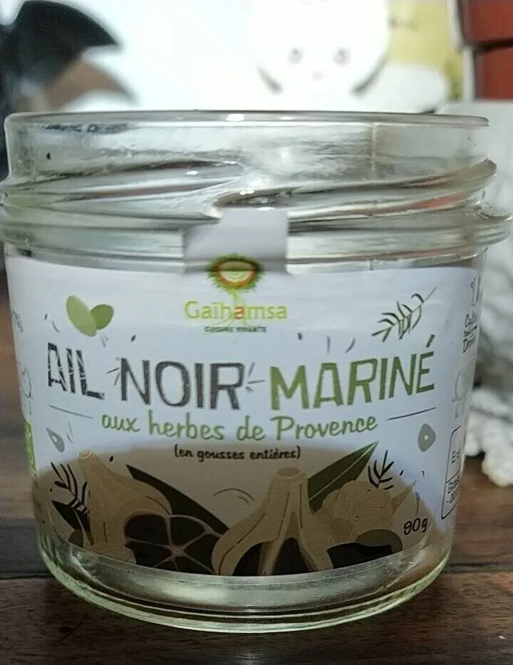 Ail noir mariné aux herbes de Provence