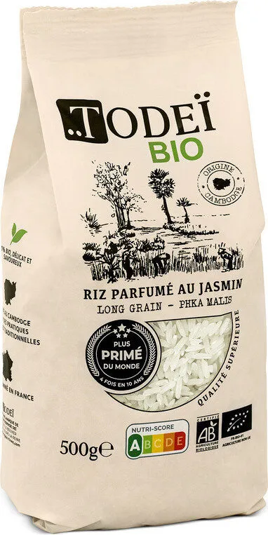 Riz long grain parfumé au jasmin BIO