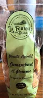 Biscuits apéritif camembert et pomme
