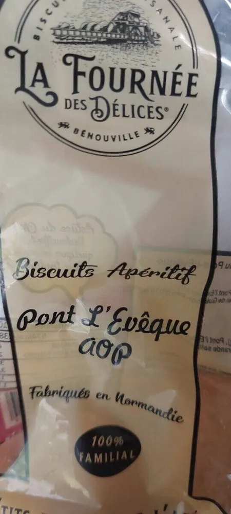 Biscuits Apéritif Pont l’Eveque aop