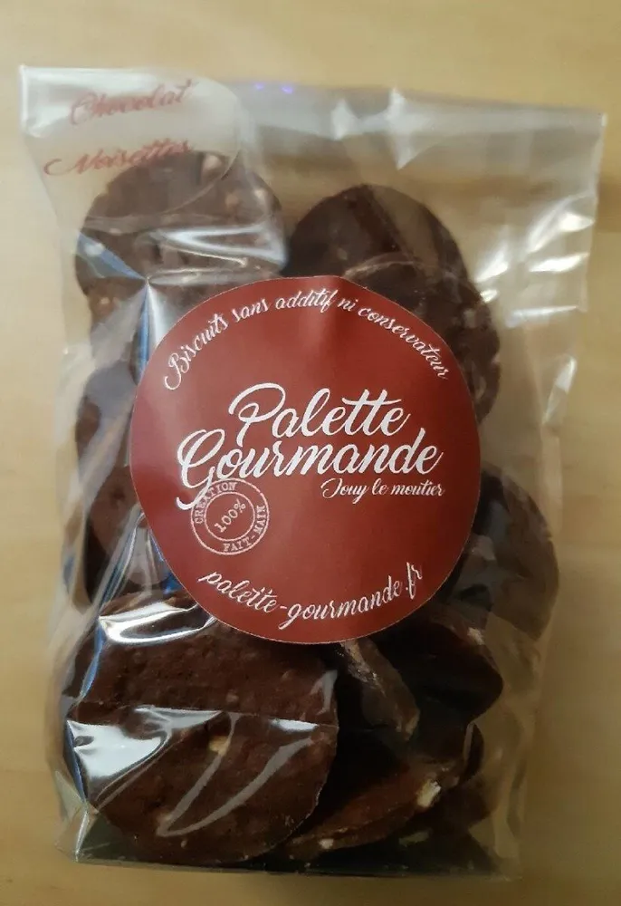 Sablés chocolat noisettes