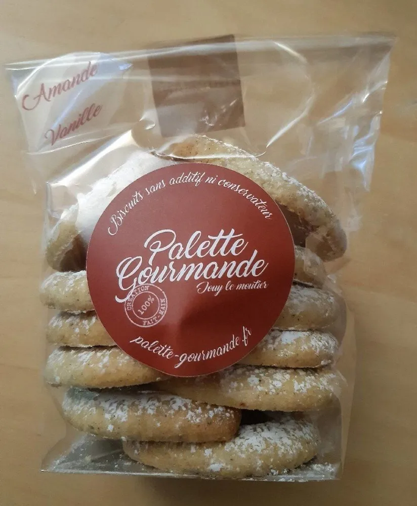 Sablés croissant amande vanille