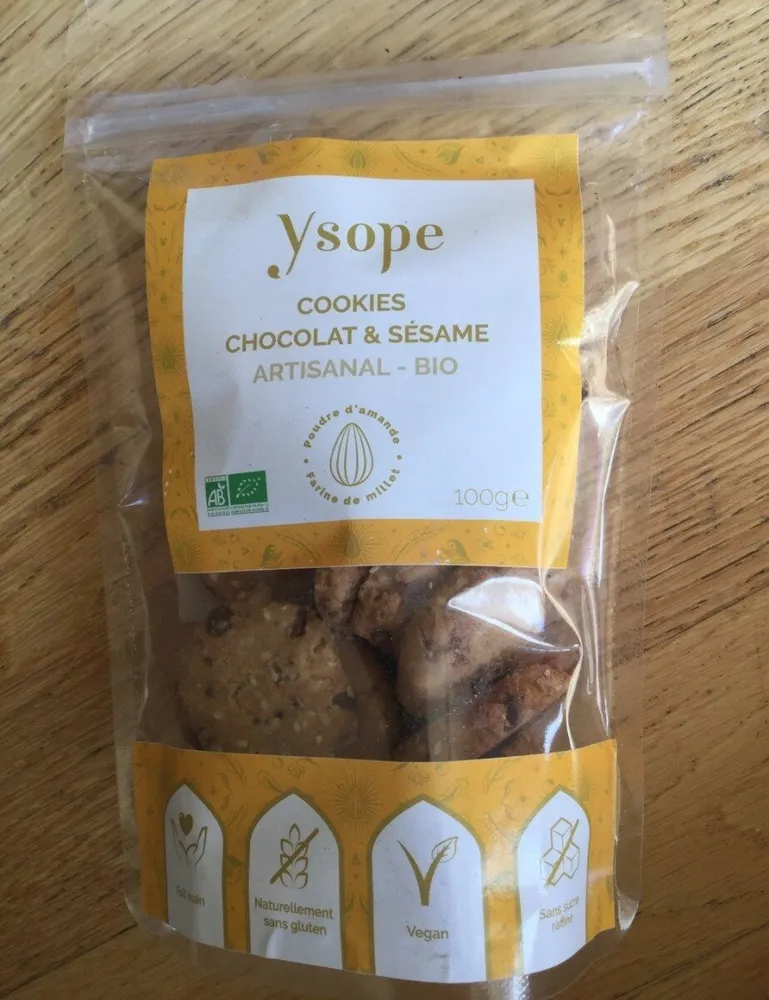 Cookies chocolat sesame