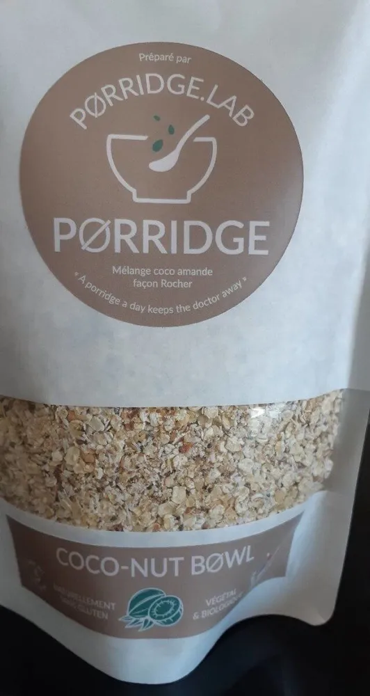 Porridge  coco-nut bowl
