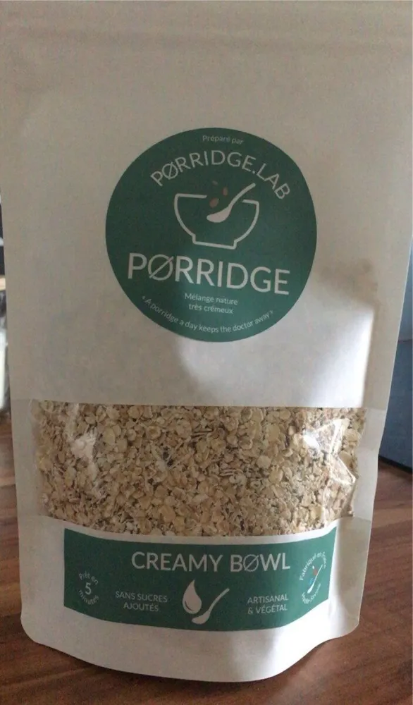 Porridge mélange nature
