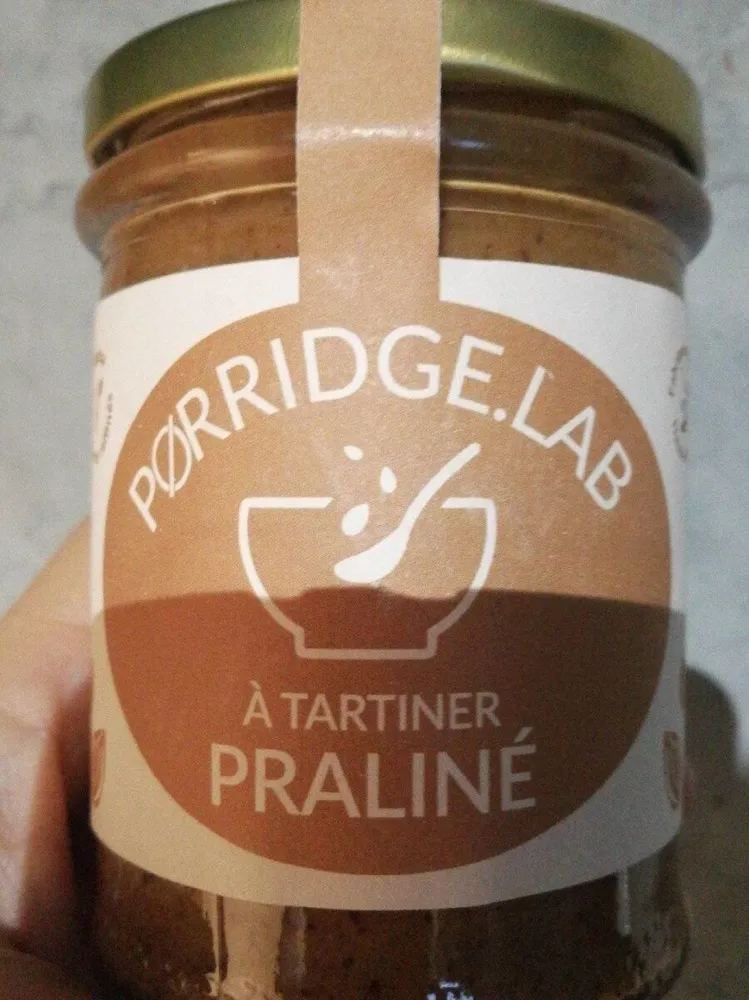 Porridge praliné à tartiner