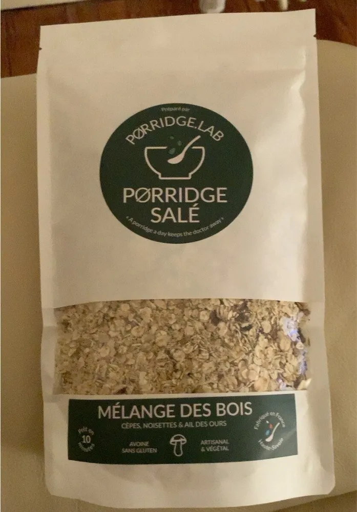 Porridge salé mélange des bois