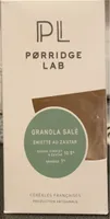 Granola salé emietté au za’atar